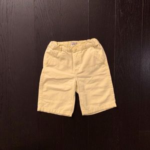Yellow Boys Shorts